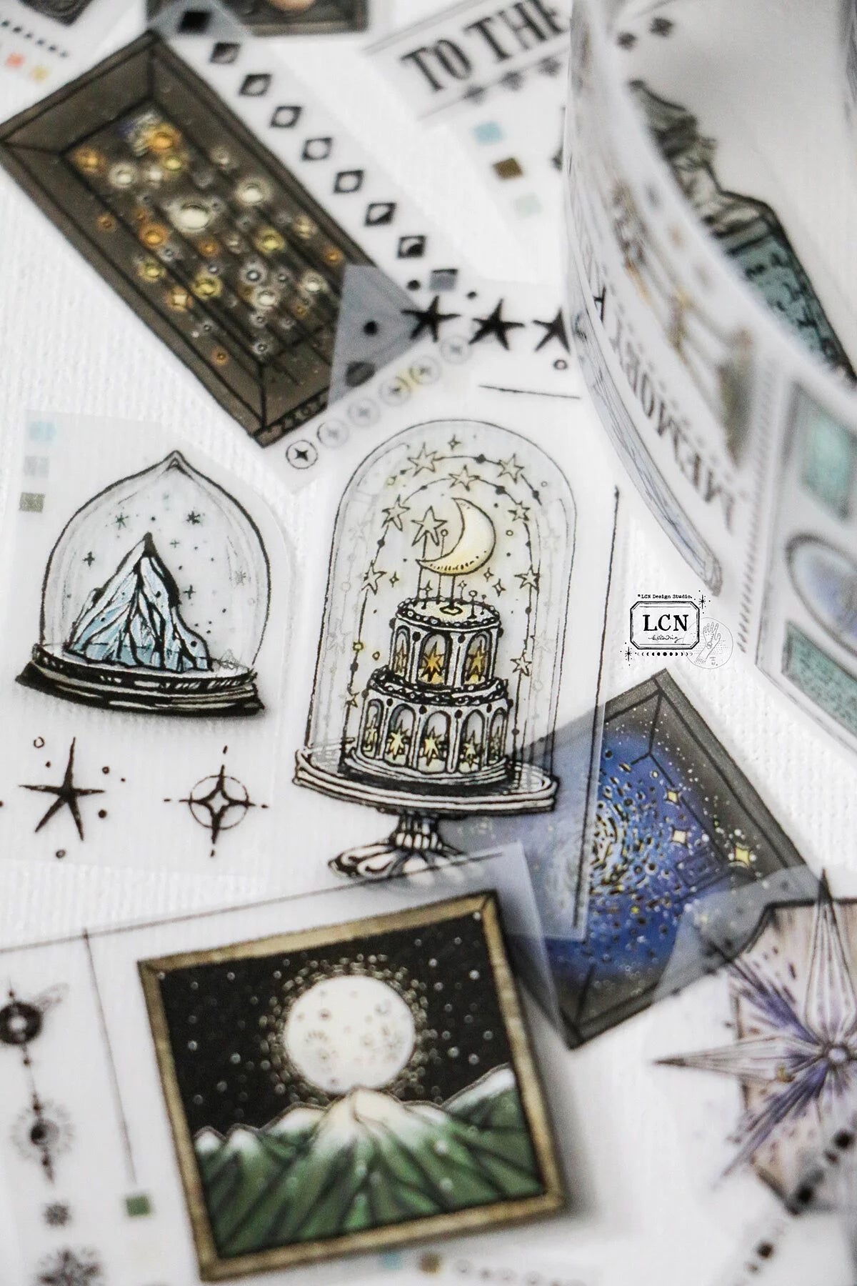 LCN Design Studio PET Tape - Pieces Of The Universe
