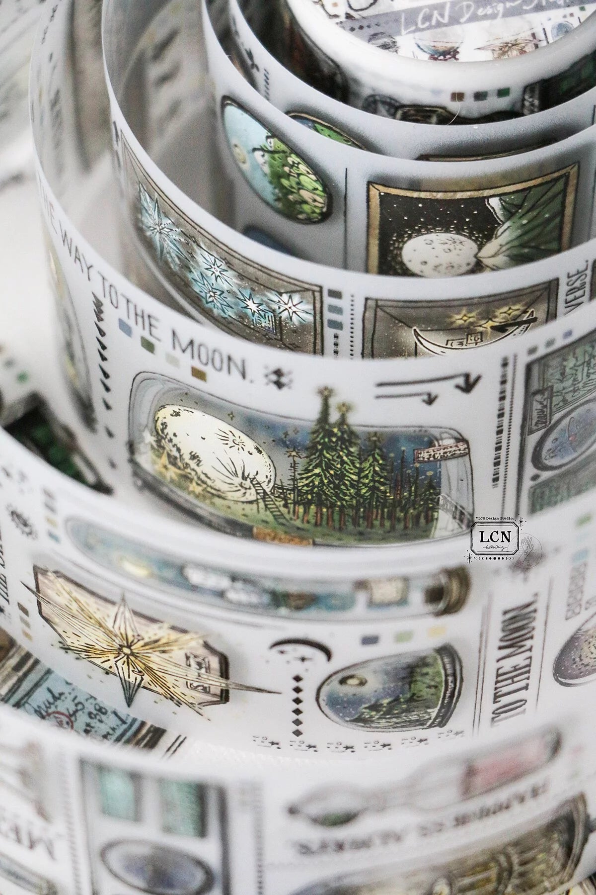 LCN Design Studio PET Tape - Pieces Of The Universe