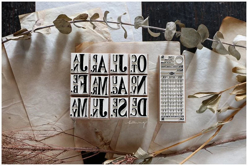 LCN Design Studio Rubber Stamp - Ticket Stamp Set A