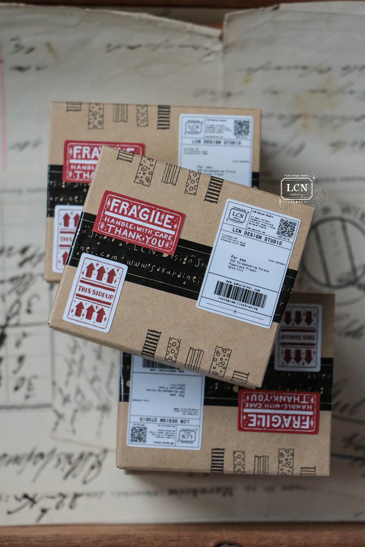 LCN Design Sticker Set - Sticker Club - A Box Full Of Joy