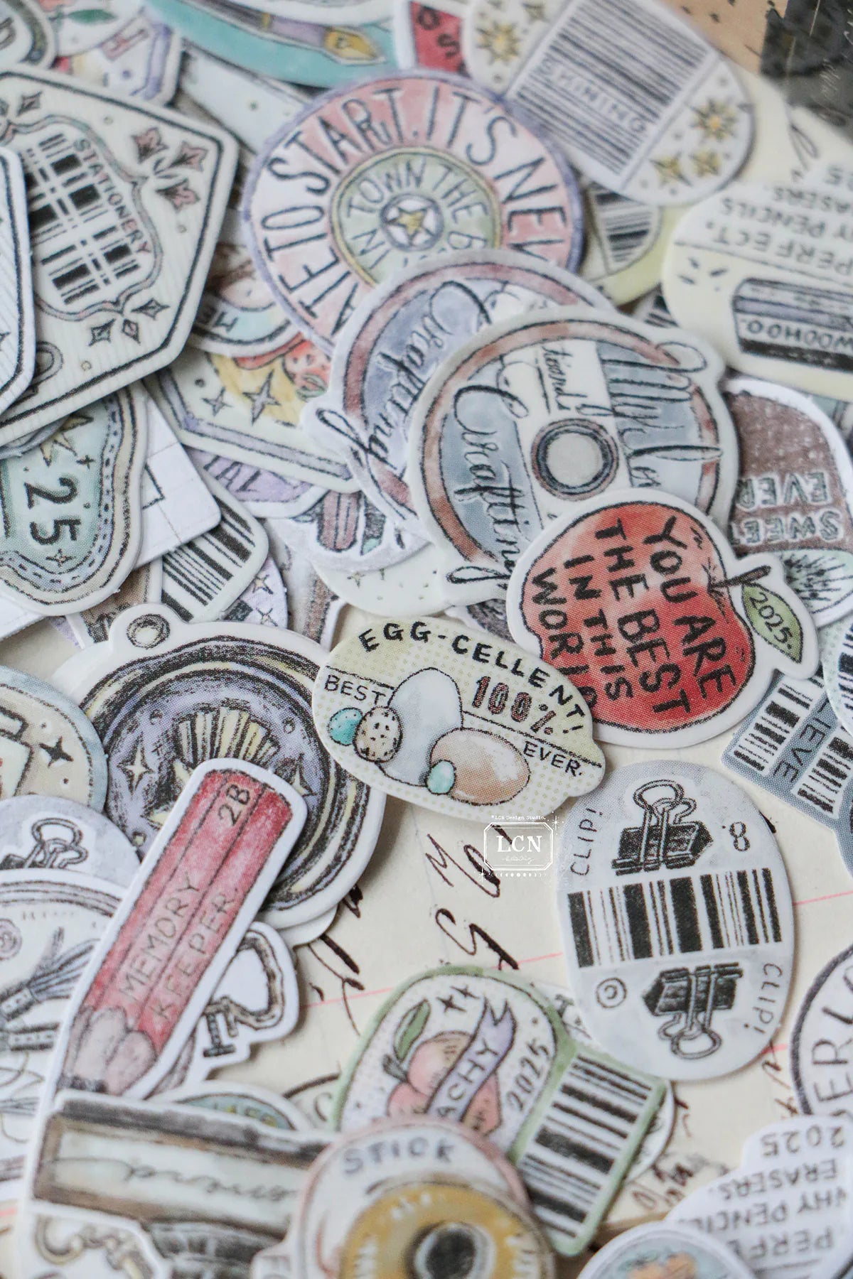 LCN Design Sticker Set - Sticker Club - A Box Full Of Joy