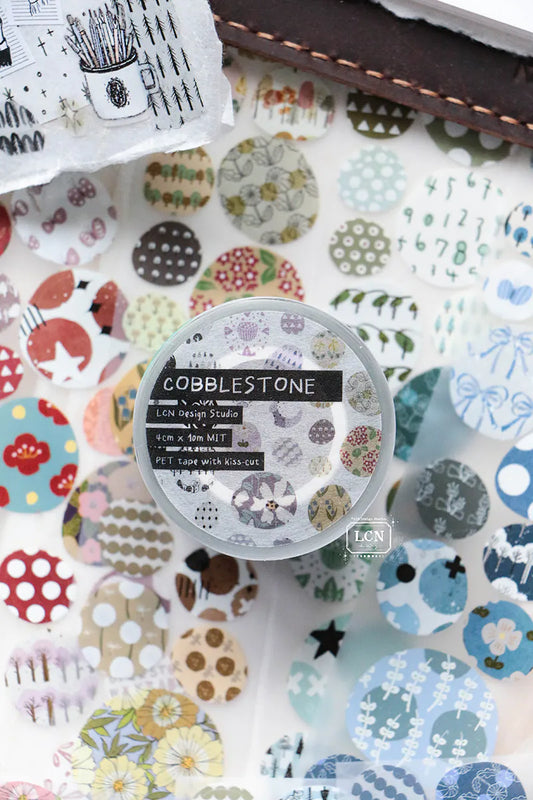 LCN Design Studio Kiss-Cut Washi Tape - Cobblestone