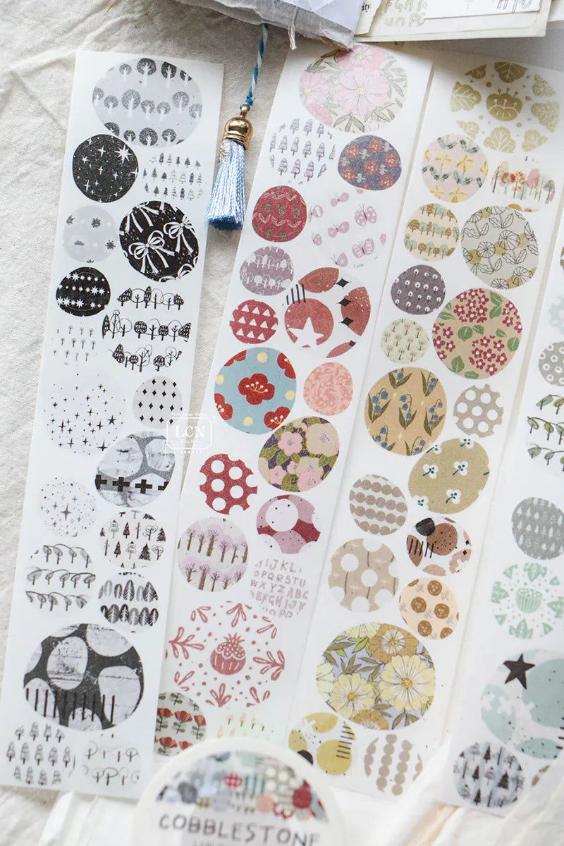 LCN Design Studio Kiss-Cut Washi Tape - Cobblestone