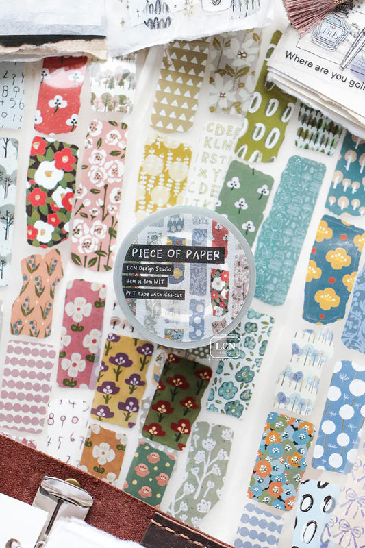 LCN Design Studio Kiss-Cut Washi Tape - Piece of Paper