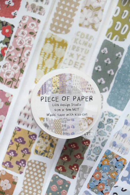 LCN Design Studio Kiss-Cut Washi Tape - Piece of Paper