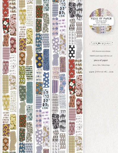 LCN Design Studio Kiss-Cut Washi Tape - Piece of Paper