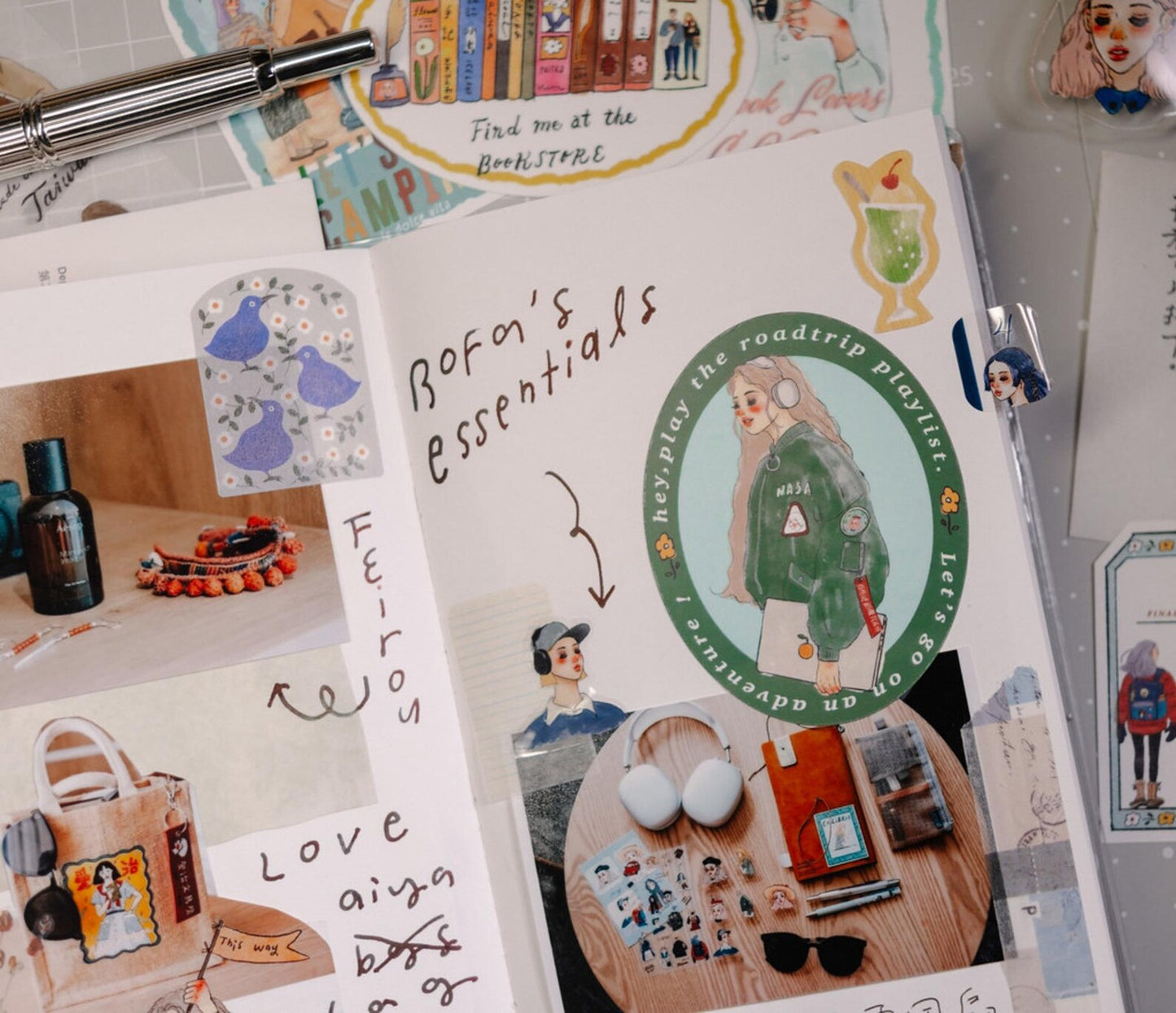 La Dolce Vita Die Cut Sticker Set - Sweet Life Travel Agency