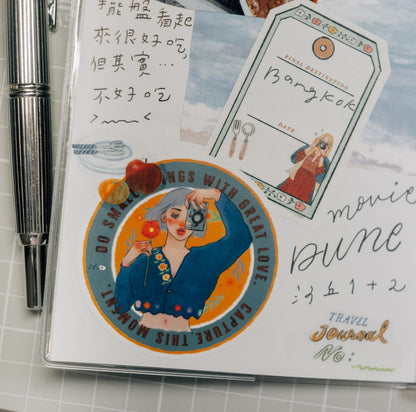 La Dolce Vita Die Cut Sticker Set - Sweet Life Travel Agency