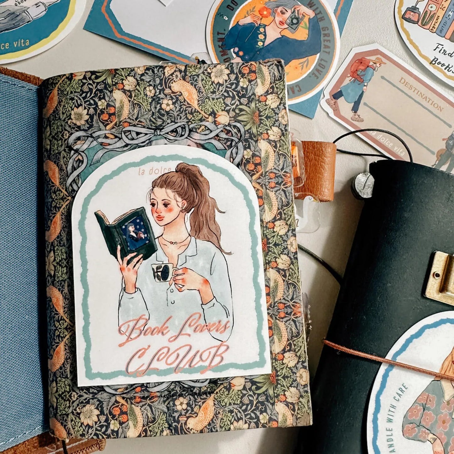 La Dolce Vita Die Cut Sticker Set - Sweet Life Travel Agency