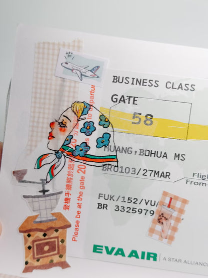 La Dolce Vita Label Stickers - Set Off On A Journey