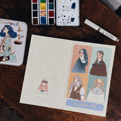 La Dolce Vita Notebook - Elegant Woman's Gallery