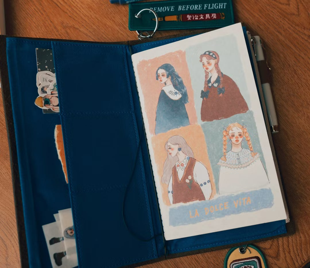 La Dolce Vita Notebook - Elegant Woman's Gallery