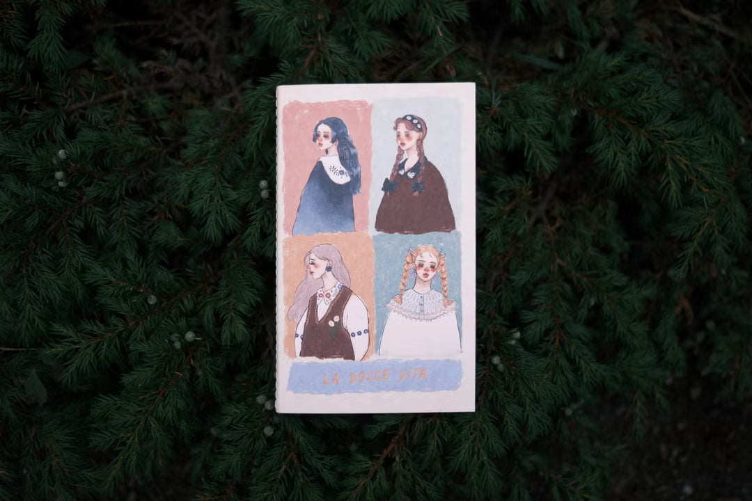 La Dolce Vita Notebook - Elegant Woman's Gallery