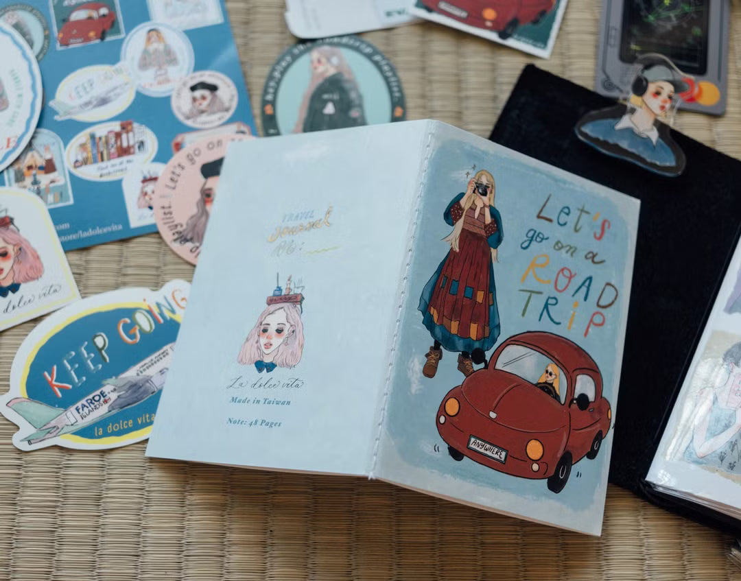 La Dolce Vita Notebook - Road Trip