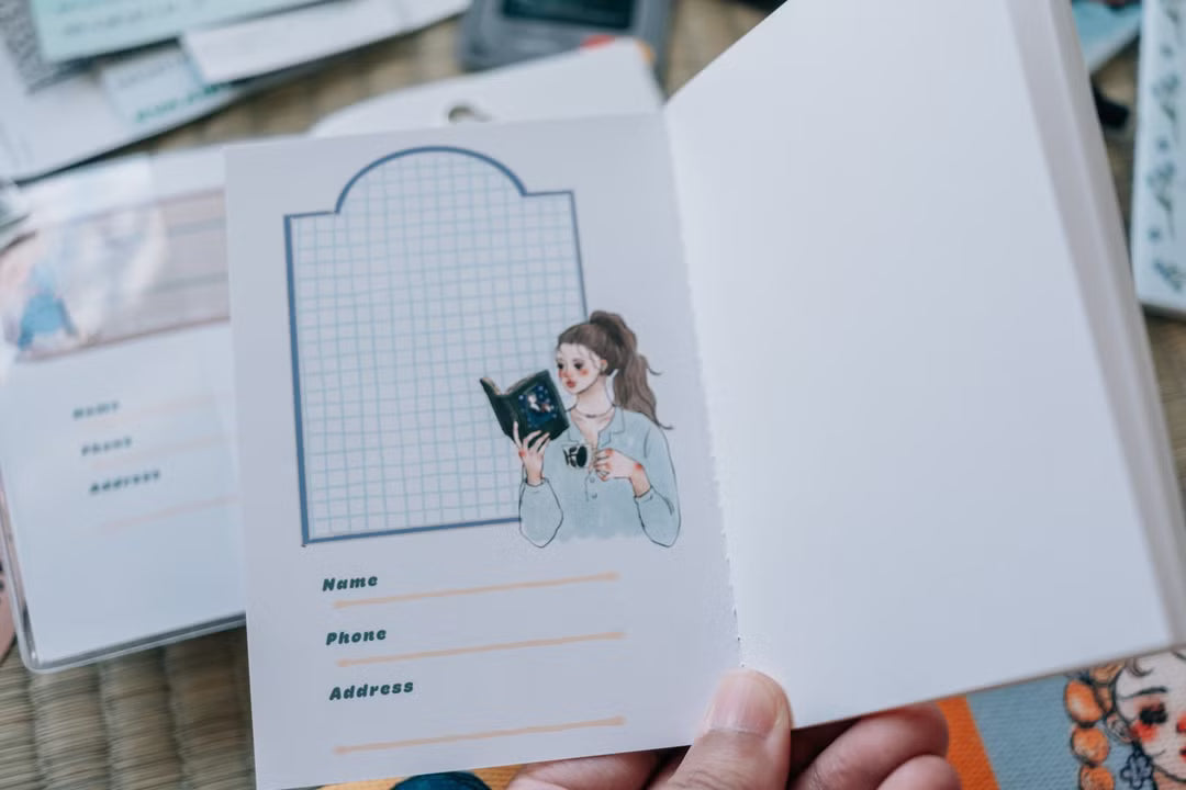 La Dolce Vita Notebook - Woman's Portrait