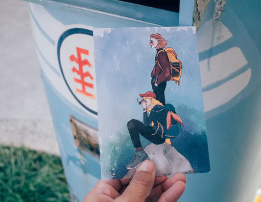 La Dolce Vita Postcard - Life In The Mountains