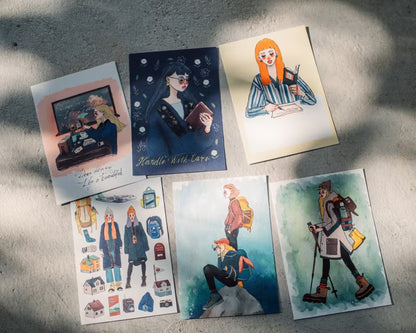 La Dolce Vita Postcard - Life In The Mountains