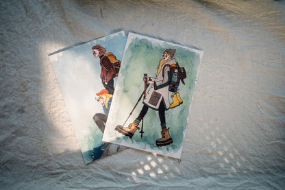 La Dolce Vita Postcard - Life In The Mountains