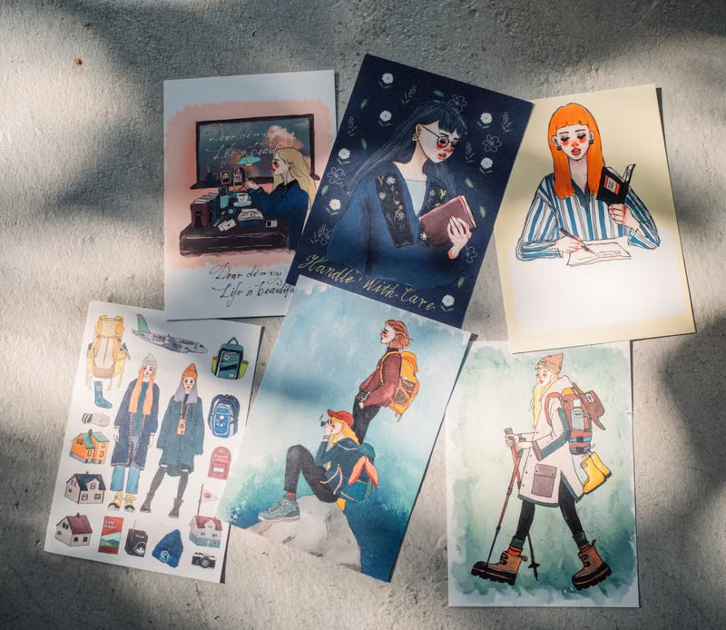 La Dolce Vita Postcard - Life In The Mountains