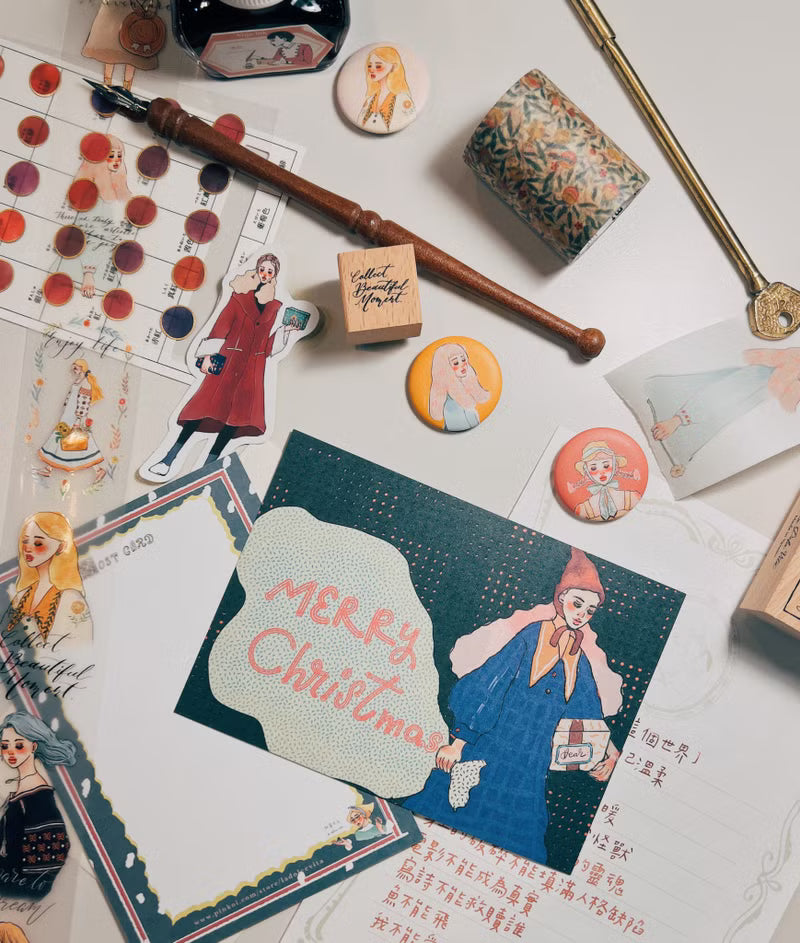 La Dolce Vita Postcard - Merry Christmas