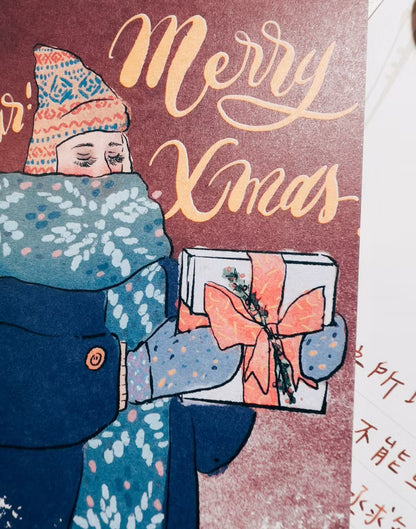 La Dolce Vita Postcard - Oh My Dear! Merry Christmas