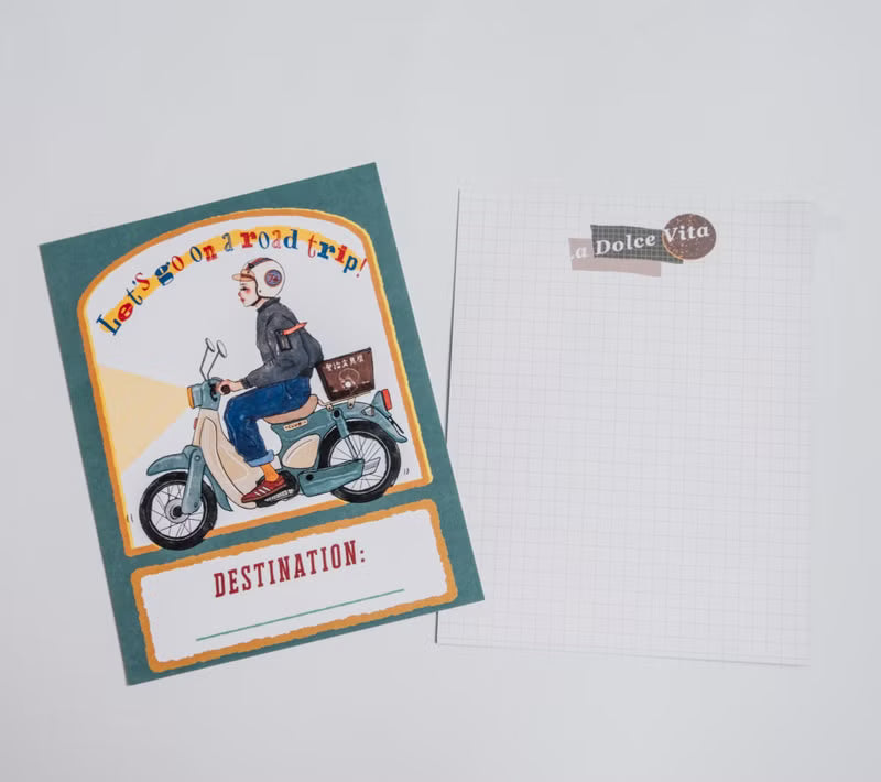 La Dolce Vita Postcard - Travel To The Next Stop