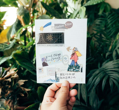 La Dolce Vita Postcard - Travel To The Next Stop