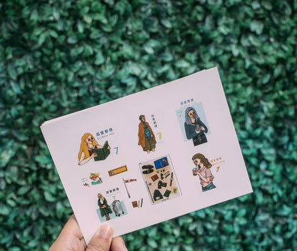 La Dolce Vita Sticker Sheet - Bon Voyage Journey Stamps