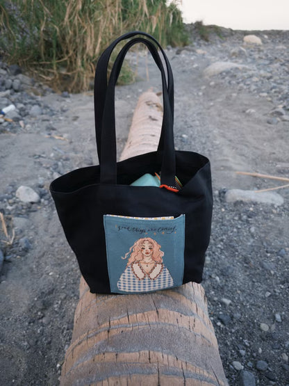 La Dolce Vita Bento Bag - Blue Gingham Girl