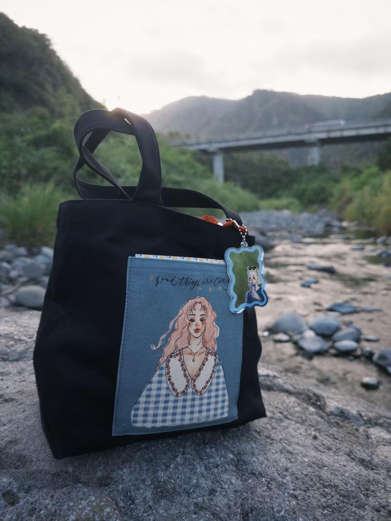 La Dolce Vita Bento Bag - Blue Gingham Girl