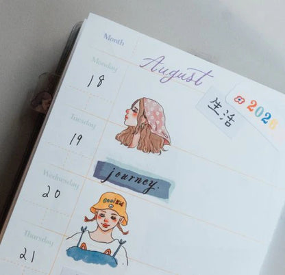 La Dolce Vita Transfer Sticker Sheet - A Slow Journey