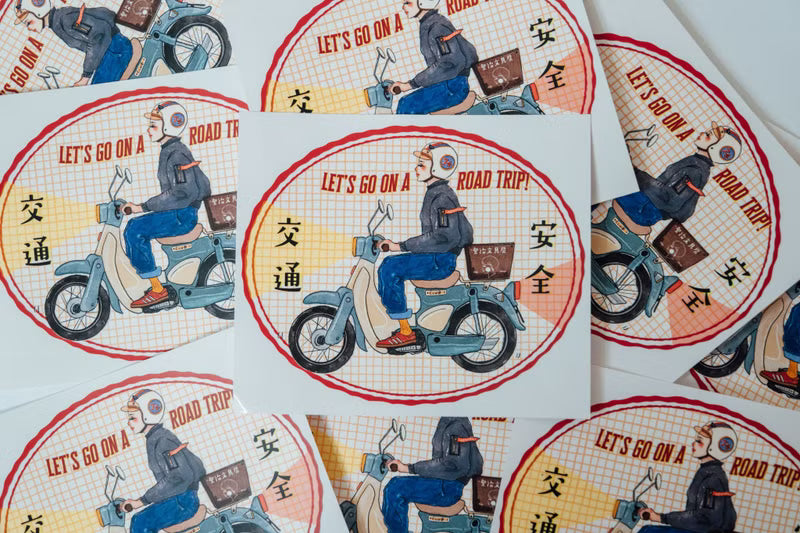 La Dolce Vita Vinyl Die Cut Sticker Set - Sweet Life Travel Agency