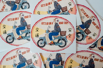 La Dolce Vita Vinyl Die Cut Sticker Set - Sweet Life Travel Agency