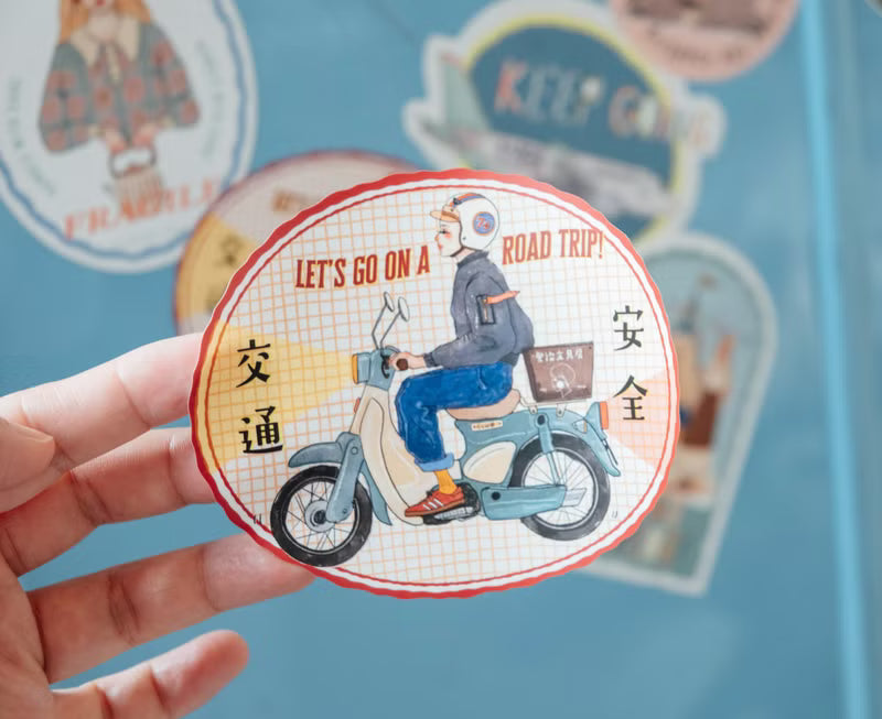 La Dolce Vita Vinyl Die Cut Sticker Set - Sweet Life Travel Agency