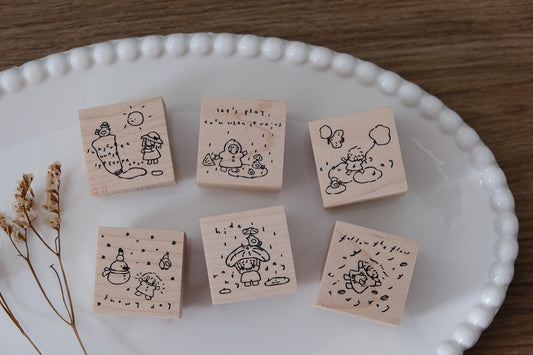 Eileen Tai Rubber Stamp - Let's Play Series