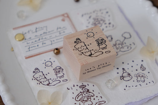 Eileen Tai Rubber Stamp - Let's Play Series - Sunny Day