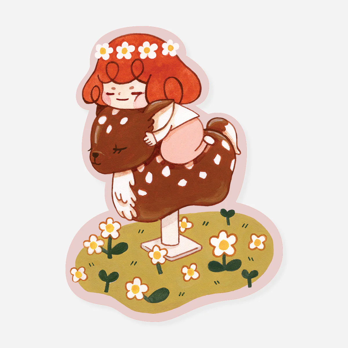 Lovesoup Vinyl Sticker - Forest Friend Deer