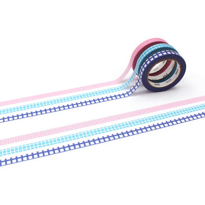 MT Masking Tape - Washi Tape - Slim Deco Square (Set of 3)