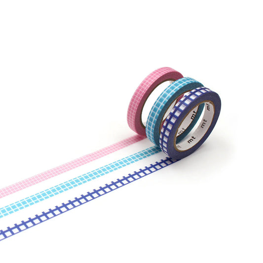 MT Masking Tape - Washi Tape - Slim Deco Square (Set of 3)