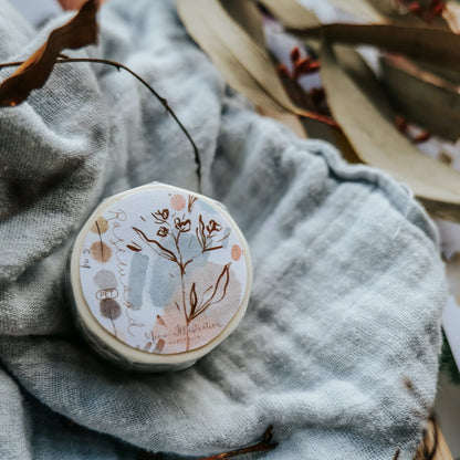 Meow Illustration PET Tape - Rosewood (Loop)