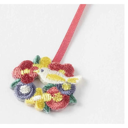 Midori Bookmark Embroidery - Longtail Tit  (Destash)