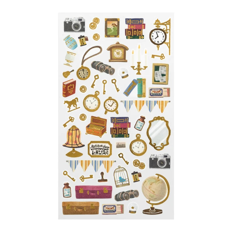 Midori Sticker Sheet Sticker Marche Antique design