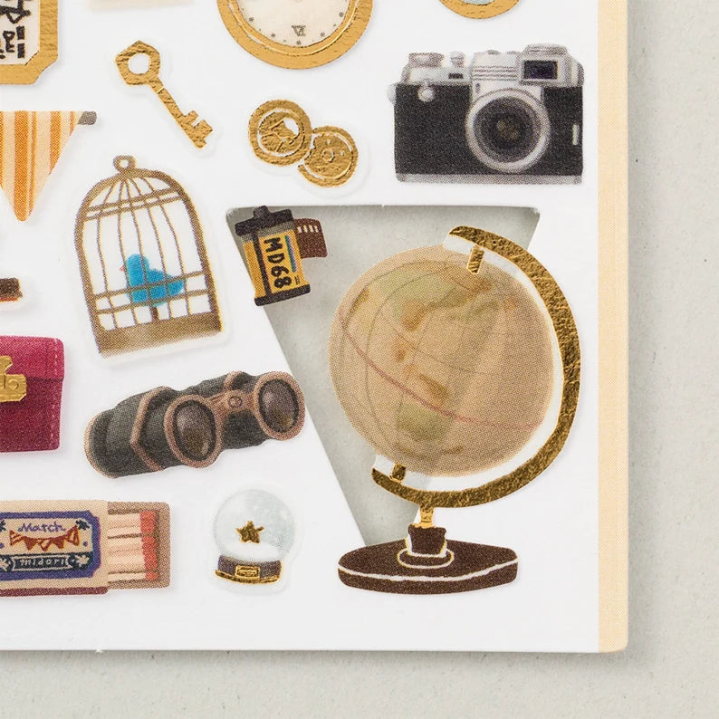 Midori Sticker Sheet Sticker Marche Antique design