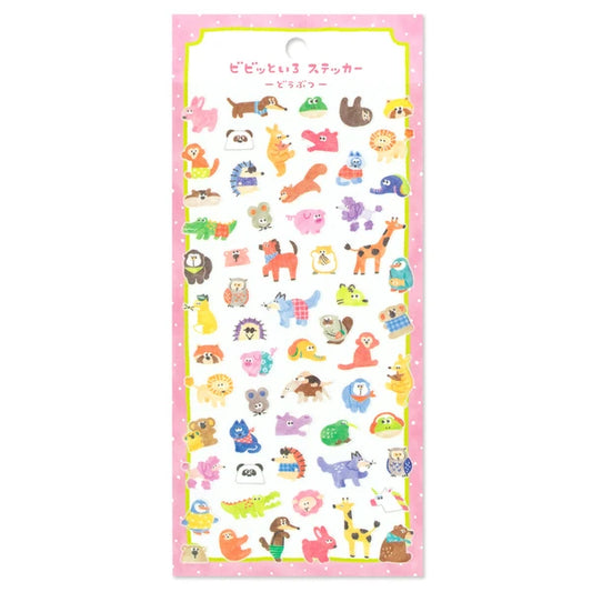 Mind Wave Bibittoiro Sticker Sheet - Animals