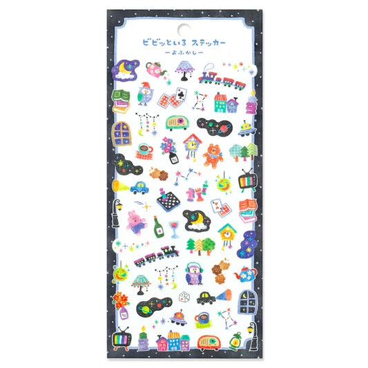 Mind Wave Bibittoiro Sticker Sheet - Yofukashi