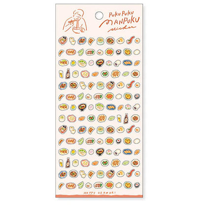 Mind Wave PukuPuku Manpuku Sticker Sheet - Machinaka