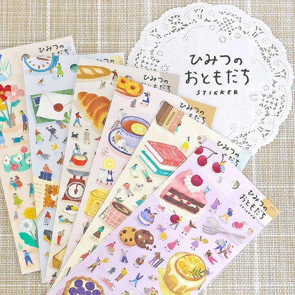 Mind Wave Secret Friends Sticker Sheet - Letter Writing