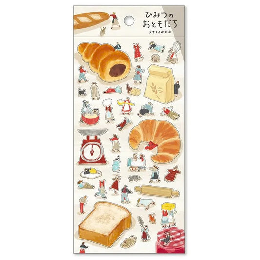 Mind Wave Secret Friends Sticker Sheet - Bread Baking