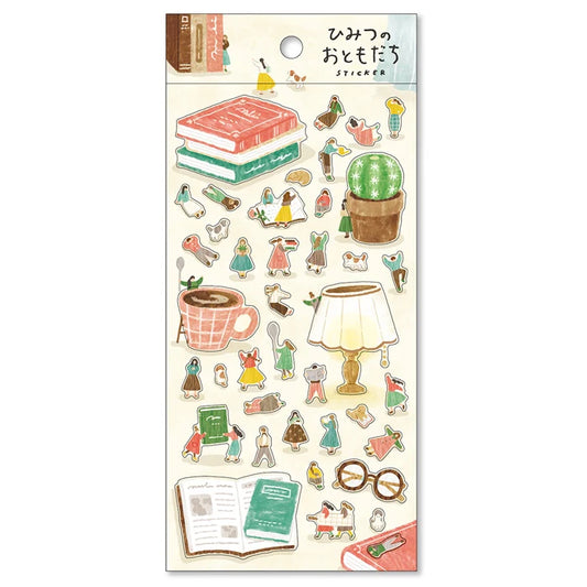 Mind Wave Secret Friends Sticker Sheet - Reading