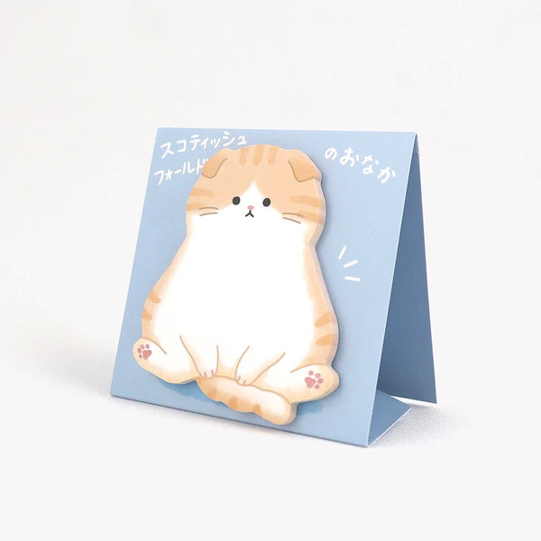 Mind Wave Sticky Notes - Ginger Cat Tummy